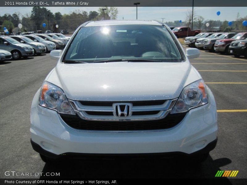 Taffeta White / Gray 2011 Honda CR-V EX-L