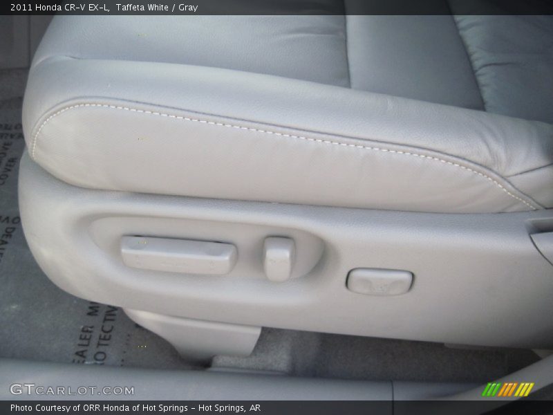 Taffeta White / Gray 2011 Honda CR-V EX-L