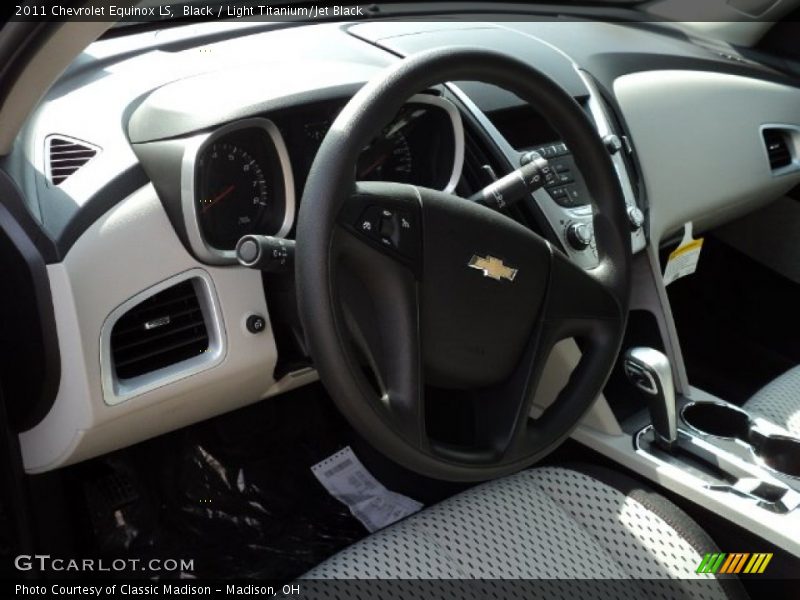 Black / Light Titanium/Jet Black 2011 Chevrolet Equinox LS