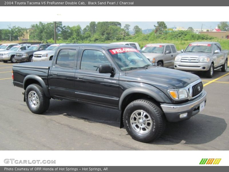 Black Sand Pearl / Charcoal 2004 Toyota Tacoma V6 PreRunner Double Cab