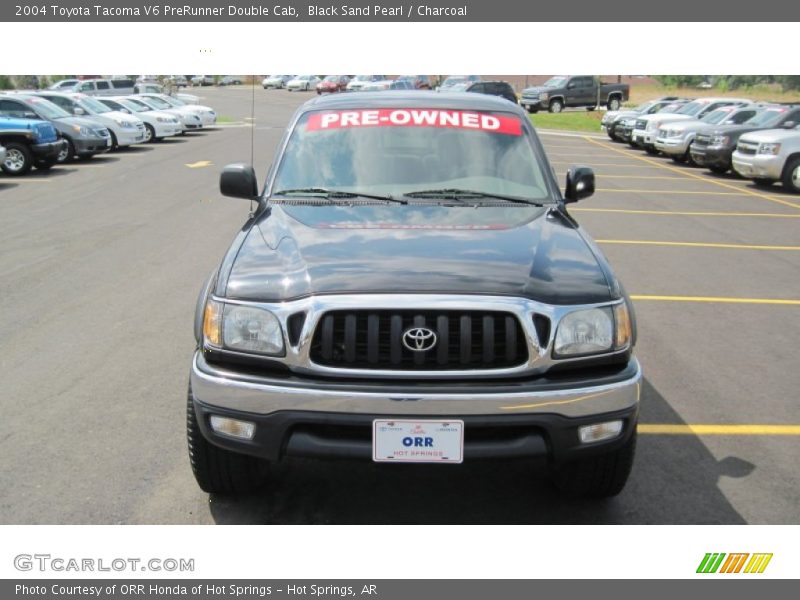 Black Sand Pearl / Charcoal 2004 Toyota Tacoma V6 PreRunner Double Cab