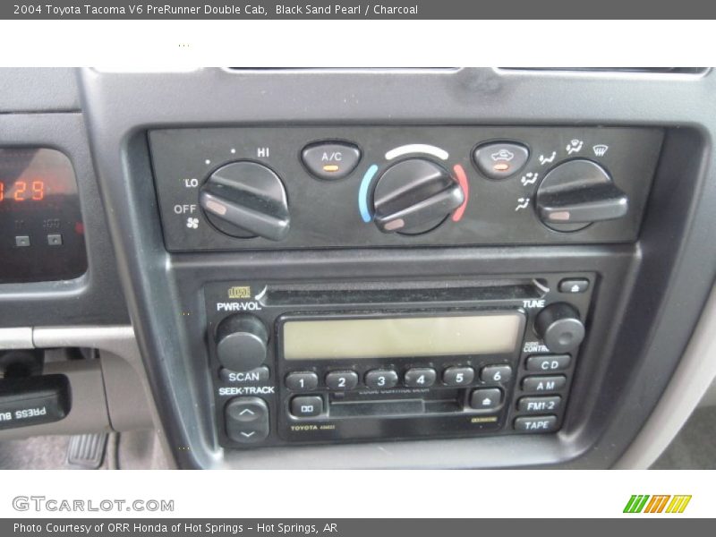 Black Sand Pearl / Charcoal 2004 Toyota Tacoma V6 PreRunner Double Cab