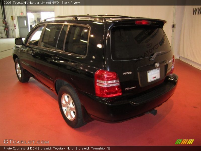 Black / Ivory 2003 Toyota Highlander Limited 4WD