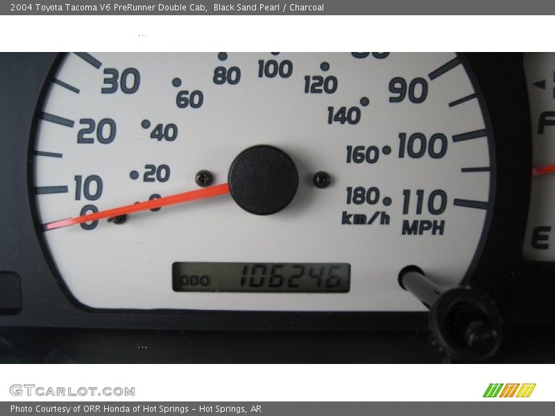 Black Sand Pearl / Charcoal 2004 Toyota Tacoma V6 PreRunner Double Cab
