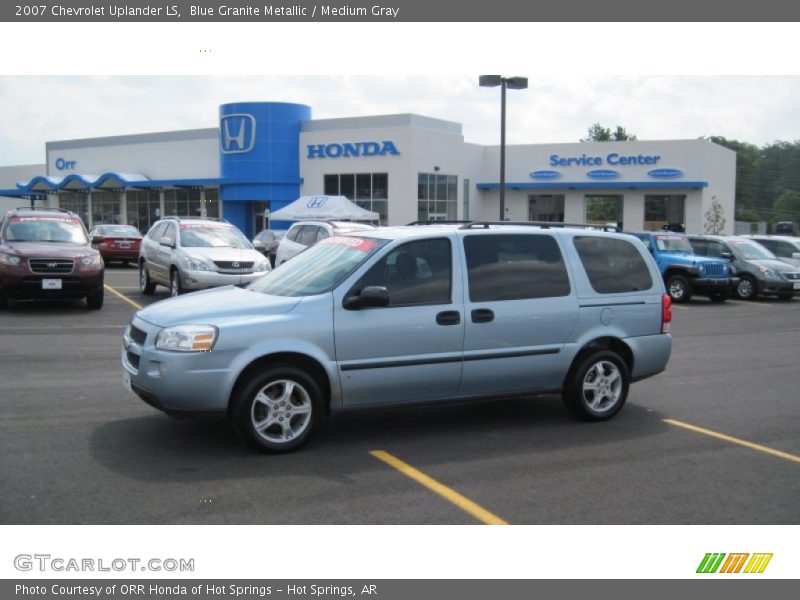 Blue Granite Metallic / Medium Gray 2007 Chevrolet Uplander LS