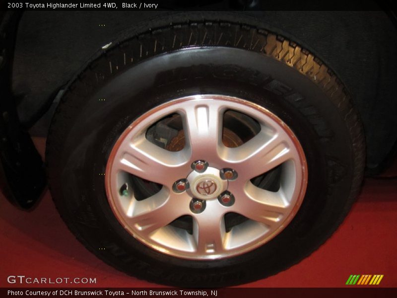 Black / Ivory 2003 Toyota Highlander Limited 4WD
