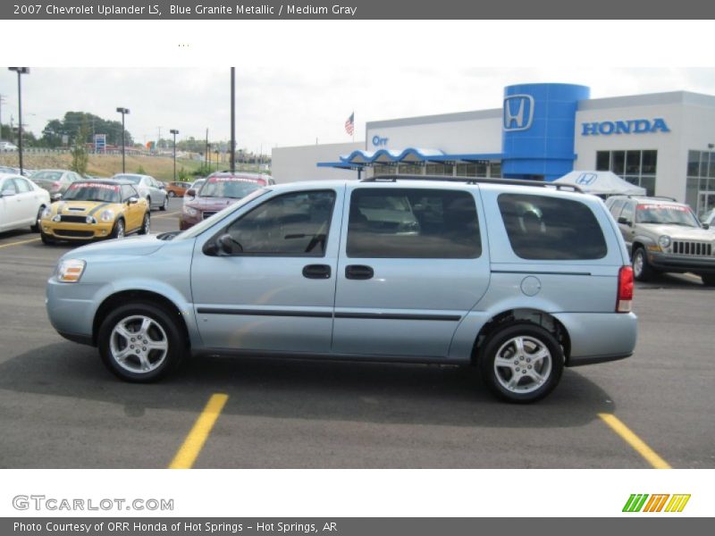 Blue Granite Metallic / Medium Gray 2007 Chevrolet Uplander LS