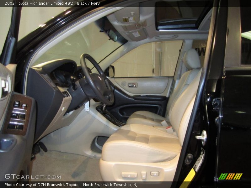 Black / Ivory 2003 Toyota Highlander Limited 4WD