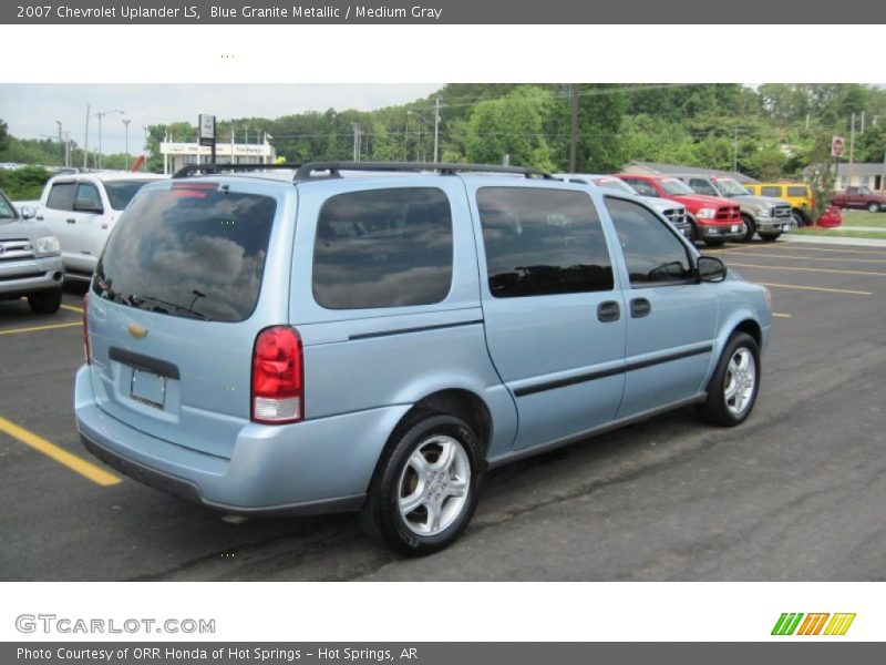 Blue Granite Metallic / Medium Gray 2007 Chevrolet Uplander LS
