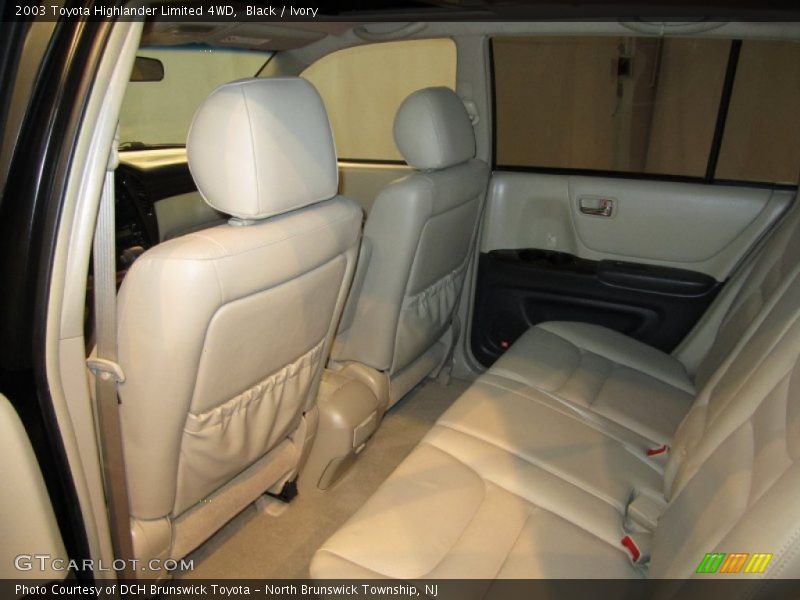 Black / Ivory 2003 Toyota Highlander Limited 4WD
