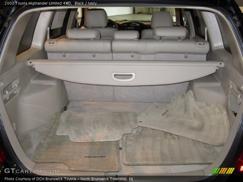 Black / Ivory 2003 Toyota Highlander Limited 4WD