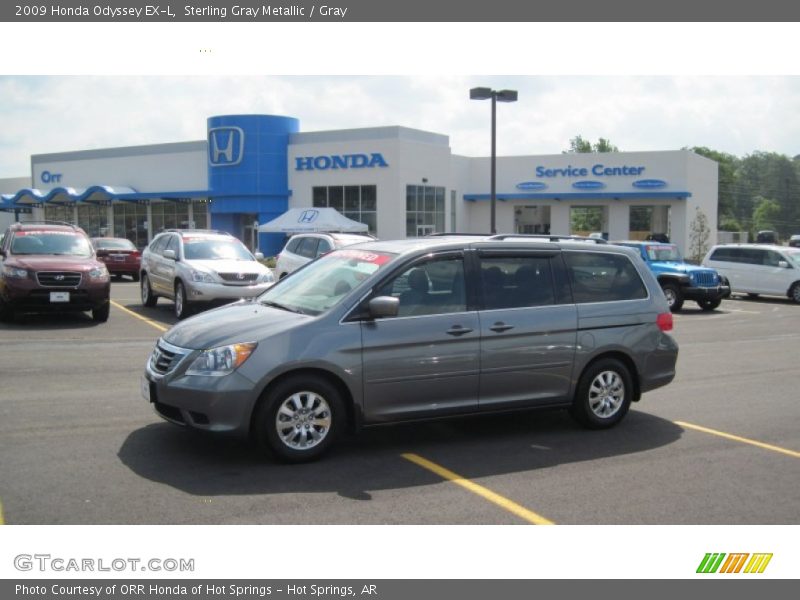 Sterling Gray Metallic / Gray 2009 Honda Odyssey EX-L