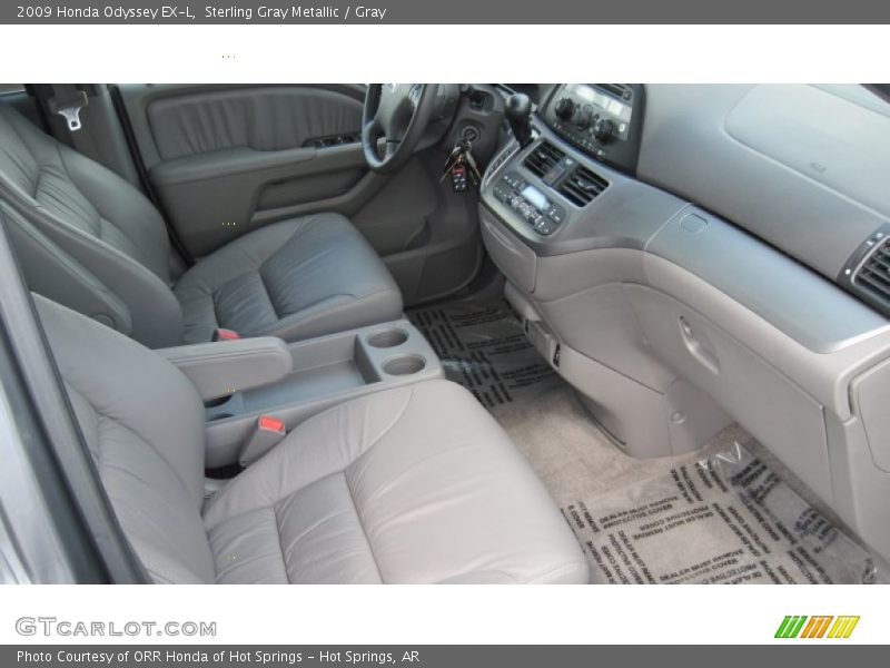 Sterling Gray Metallic / Gray 2009 Honda Odyssey EX-L