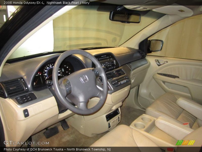 Nighthawk Black Pearl / Ivory 2008 Honda Odyssey EX-L