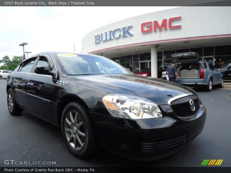 Black Onyx / Titanium Gray 2007 Buick Lucerne CXL