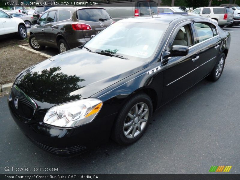 Black Onyx / Titanium Gray 2007 Buick Lucerne CXL