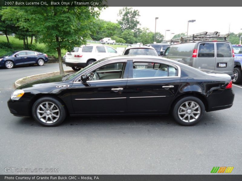 Black Onyx / Titanium Gray 2007 Buick Lucerne CXL