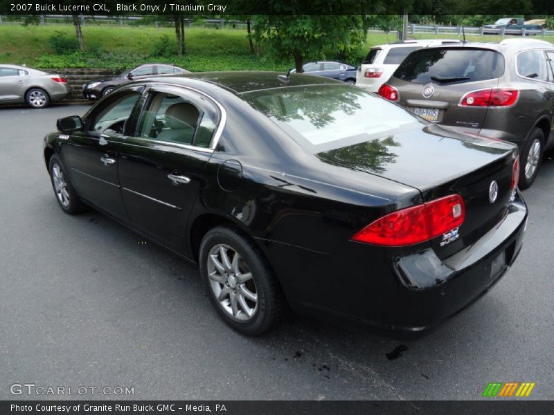Black Onyx / Titanium Gray 2007 Buick Lucerne CXL