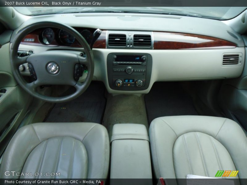 Black Onyx / Titanium Gray 2007 Buick Lucerne CXL