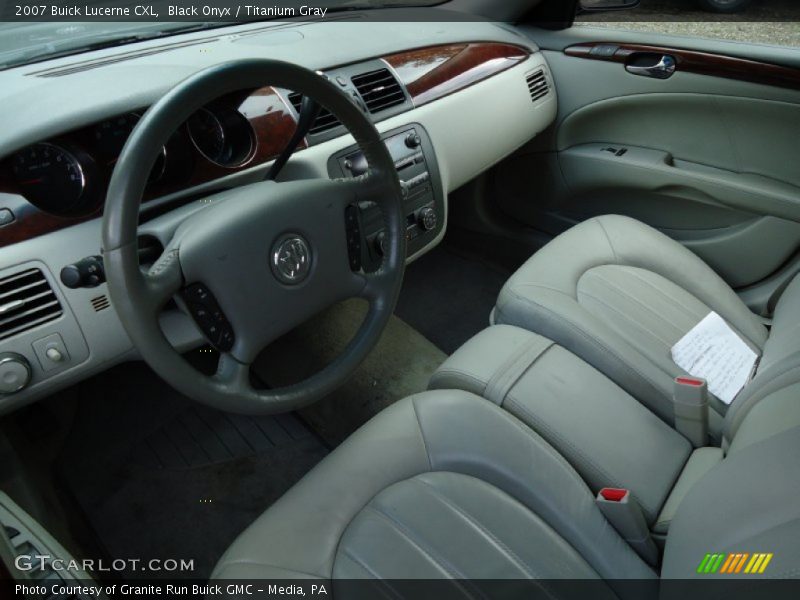 Black Onyx / Titanium Gray 2007 Buick Lucerne CXL