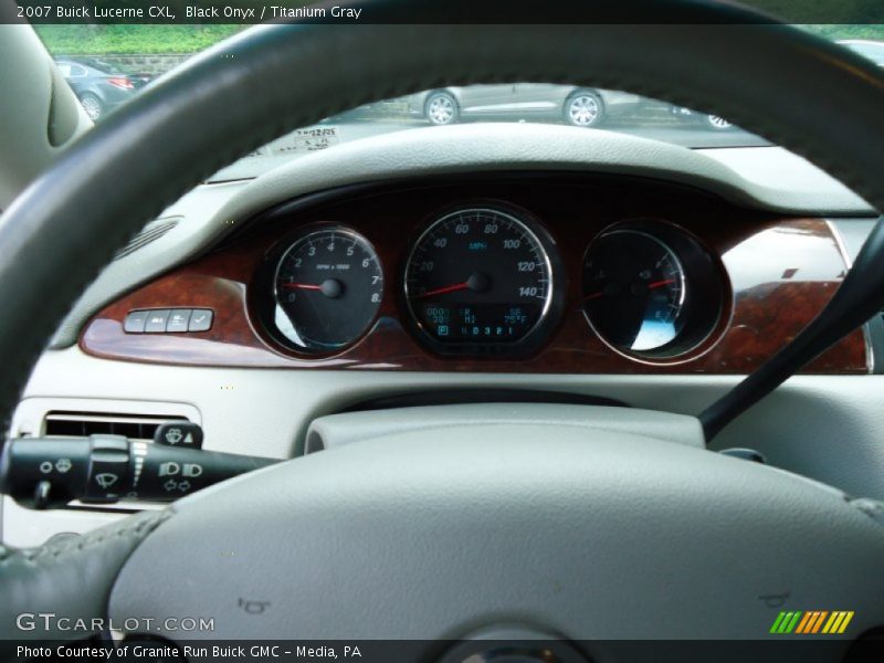 Black Onyx / Titanium Gray 2007 Buick Lucerne CXL