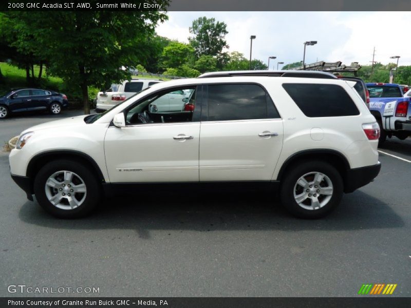 Summit White / Ebony 2008 GMC Acadia SLT AWD