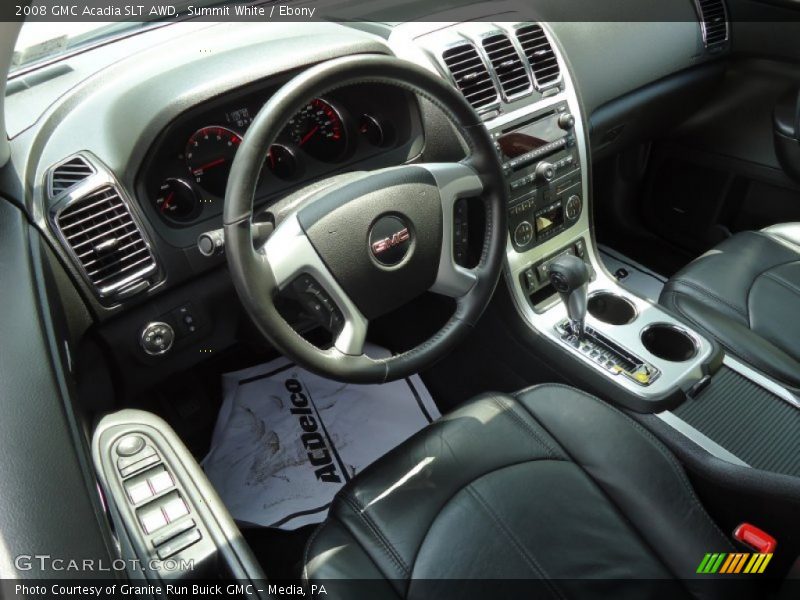 Summit White / Ebony 2008 GMC Acadia SLT AWD
