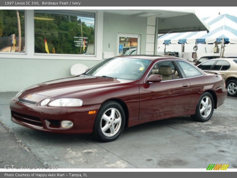 Bordeaux Pearl / Ivory 1997 Lexus SC 300
