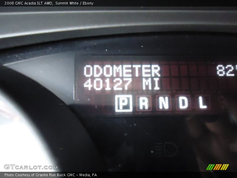Summit White / Ebony 2008 GMC Acadia SLT AWD