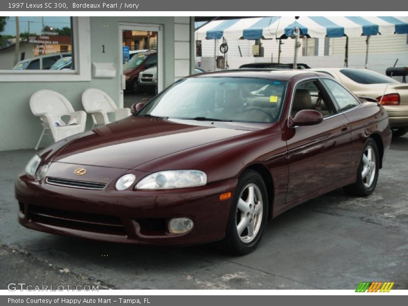 Bordeaux Pearl / Ivory 1997 Lexus SC 300