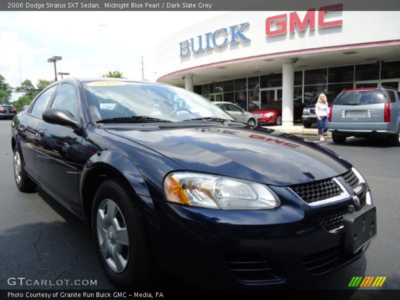 Midnight Blue Pearl / Dark Slate Grey 2006 Dodge Stratus SXT Sedan