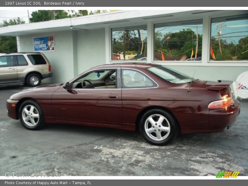 Bordeaux Pearl / Ivory 1997 Lexus SC 300