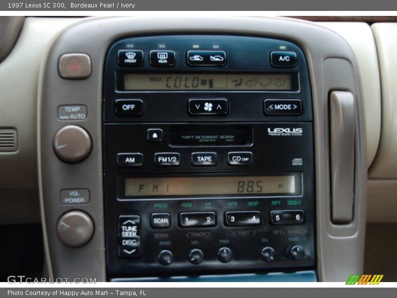 Bordeaux Pearl / Ivory 1997 Lexus SC 300