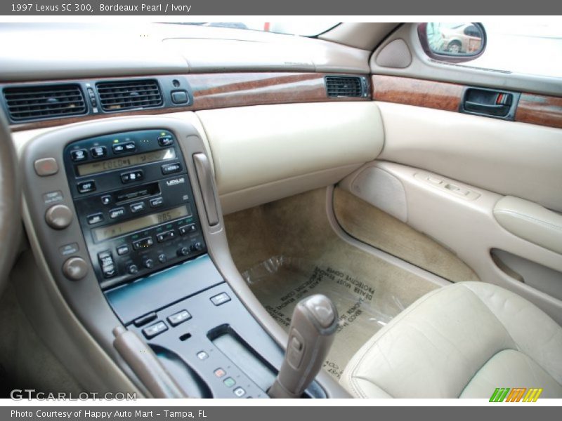 Bordeaux Pearl / Ivory 1997 Lexus SC 300