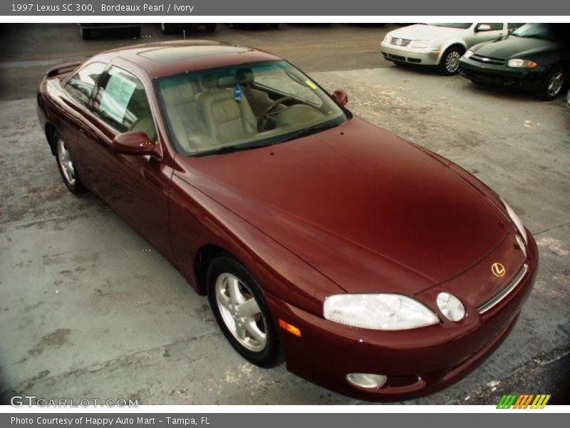 Bordeaux Pearl / Ivory 1997 Lexus SC 300