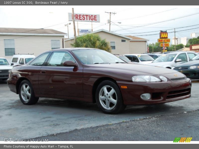 Bordeaux Pearl / Ivory 1997 Lexus SC 300