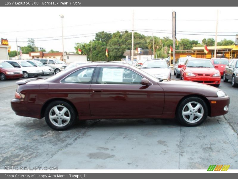 Bordeaux Pearl / Ivory 1997 Lexus SC 300