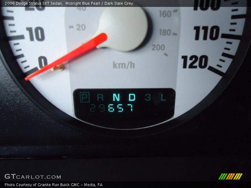 Midnight Blue Pearl / Dark Slate Grey 2006 Dodge Stratus SXT Sedan