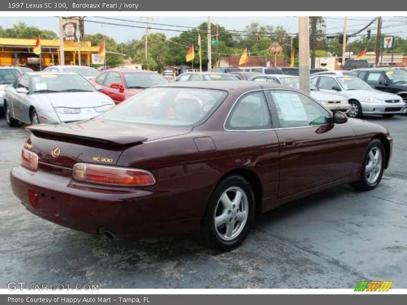 Bordeaux Pearl / Ivory 1997 Lexus SC 300