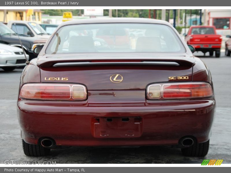 Bordeaux Pearl / Ivory 1997 Lexus SC 300