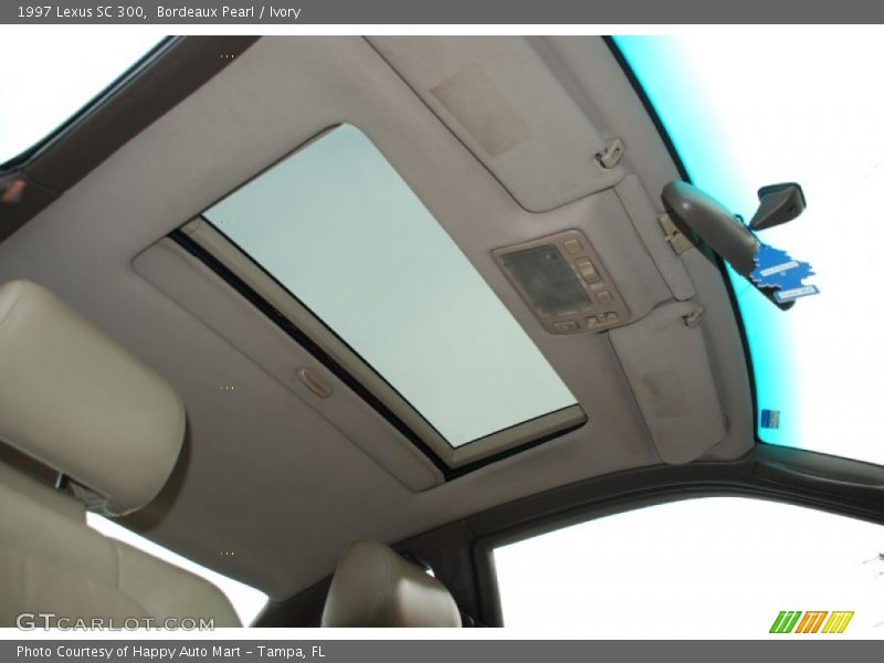 Bordeaux Pearl / Ivory 1997 Lexus SC 300