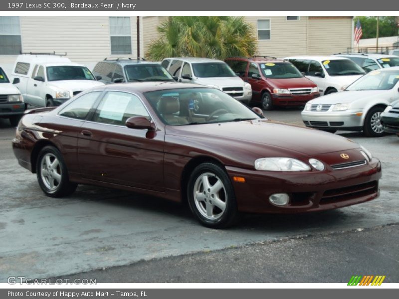 Bordeaux Pearl / Ivory 1997 Lexus SC 300
