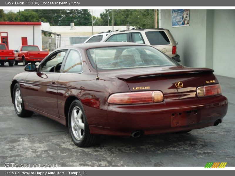 Bordeaux Pearl / Ivory 1997 Lexus SC 300
