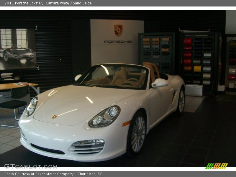 Carrara White / Sand Beige 2011 Porsche Boxster