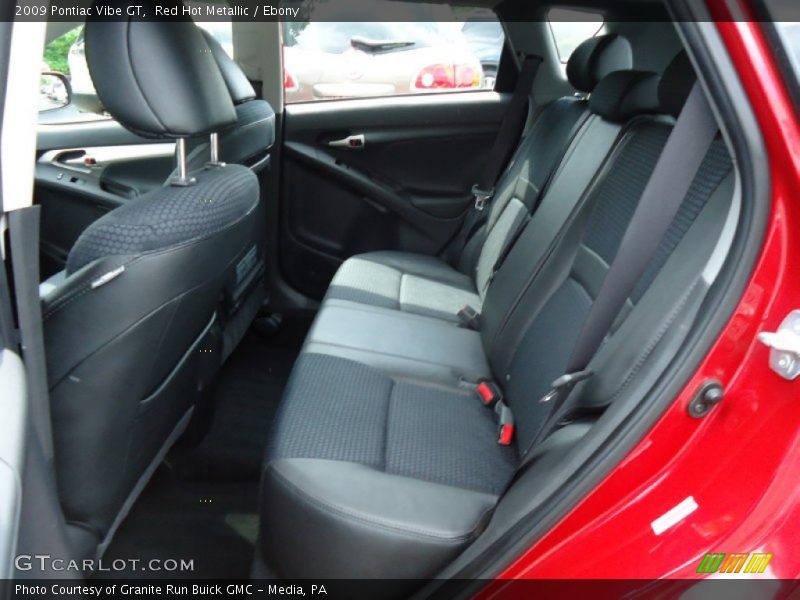 Red Hot Metallic / Ebony 2009 Pontiac Vibe GT