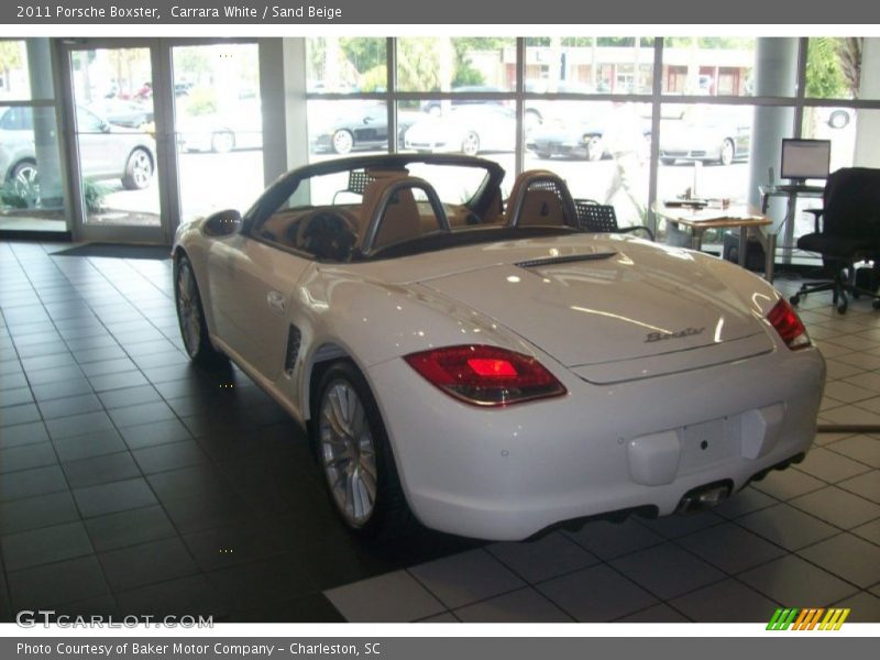 Carrara White / Sand Beige 2011 Porsche Boxster
