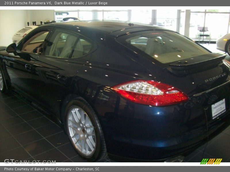 Dark Blue Metallic / Luxor Beige 2011 Porsche Panamera V6