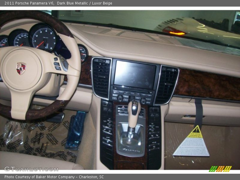 Dark Blue Metallic / Luxor Beige 2011 Porsche Panamera V6