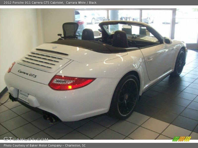 Carrara White / Black 2012 Porsche 911 Carrera GTS Cabriolet