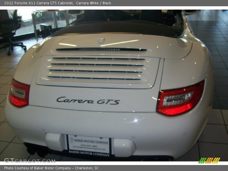 Carrara White / Black 2012 Porsche 911 Carrera GTS Cabriolet